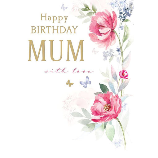 Picture of HAPPY BIRTHDAY MUM WITH LOVE CARD